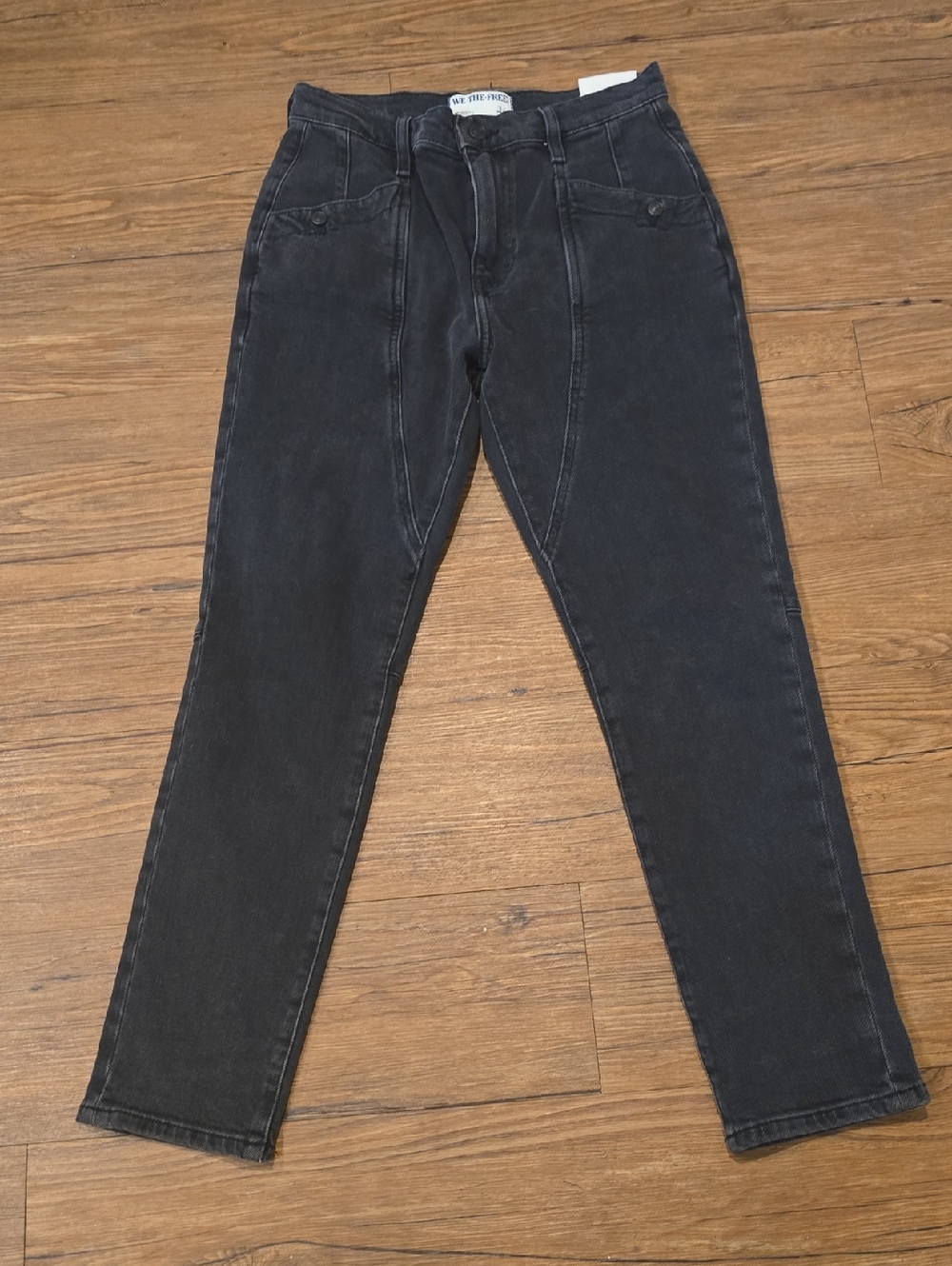 We The Free Beacon Mid Rise Slim Crop Denim Jeans Sz 26 NWT